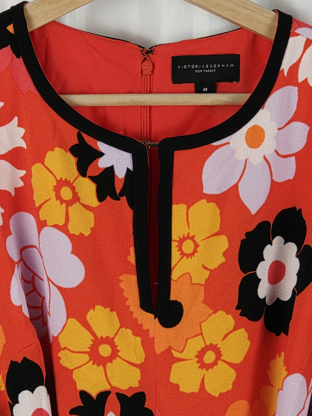 Victoria Beckham for Target Floral Sleeveless Romper Size Medium - Picture 12 of 16